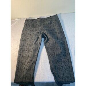 Suavé Womens Tummy Control Gray Patterned Leggings X-Large